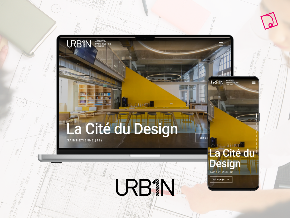 Illustration du projet URB1N : une vitrine numérique performante pour l'architecture