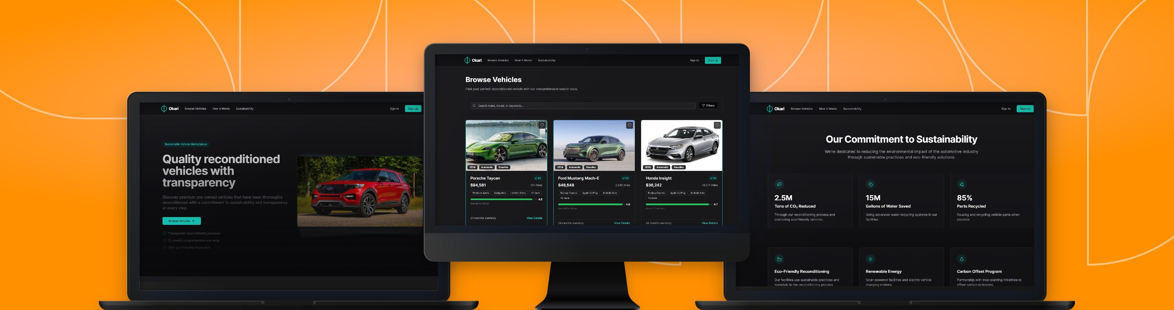 Illustration du projet Site e-commerce de reconditionnement de véhicules