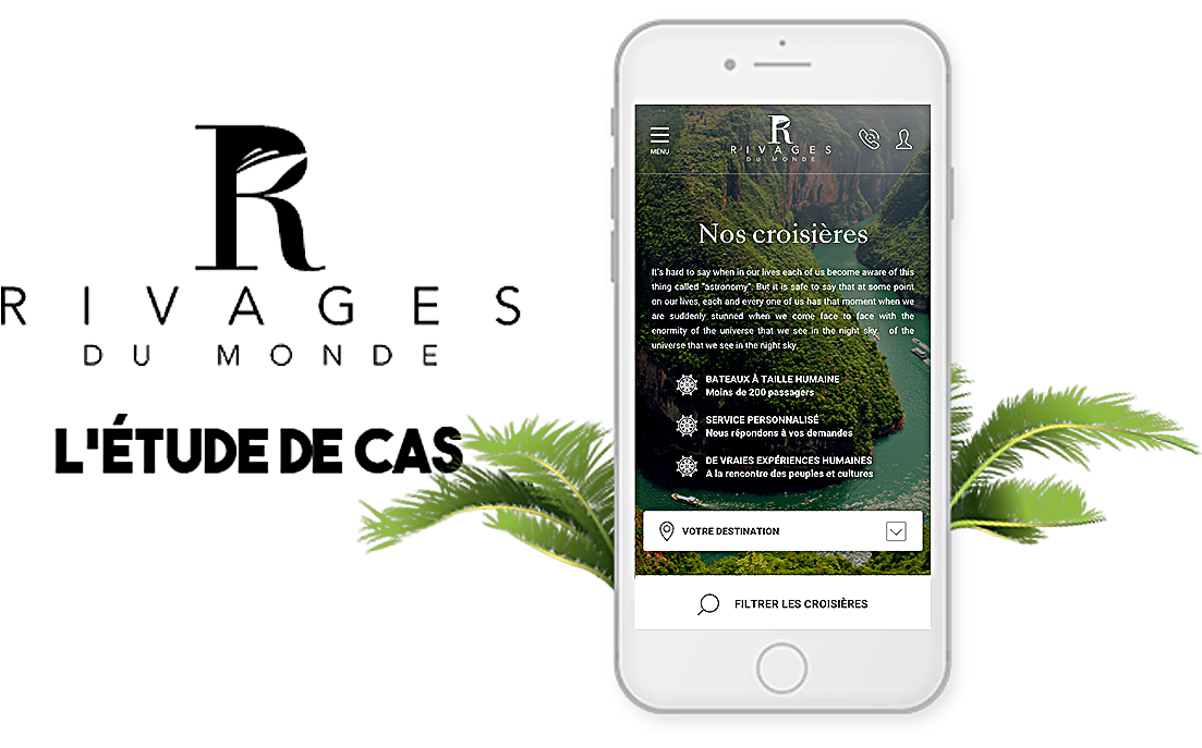 Illustration du projet Rivages du Monde – Refonte complète du site e-commerce sous Magento 2