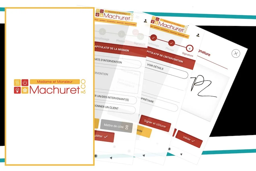 Illustration du projet Application métier pour la gestion des interventions