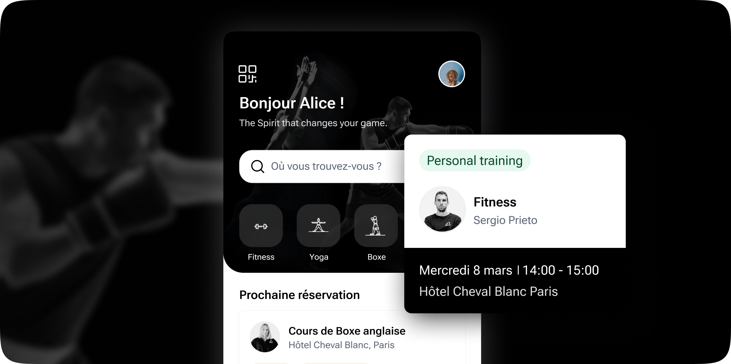 Illustration du projet Champion Spirit : Révolutionner l'expérience des salles de sport de luxe