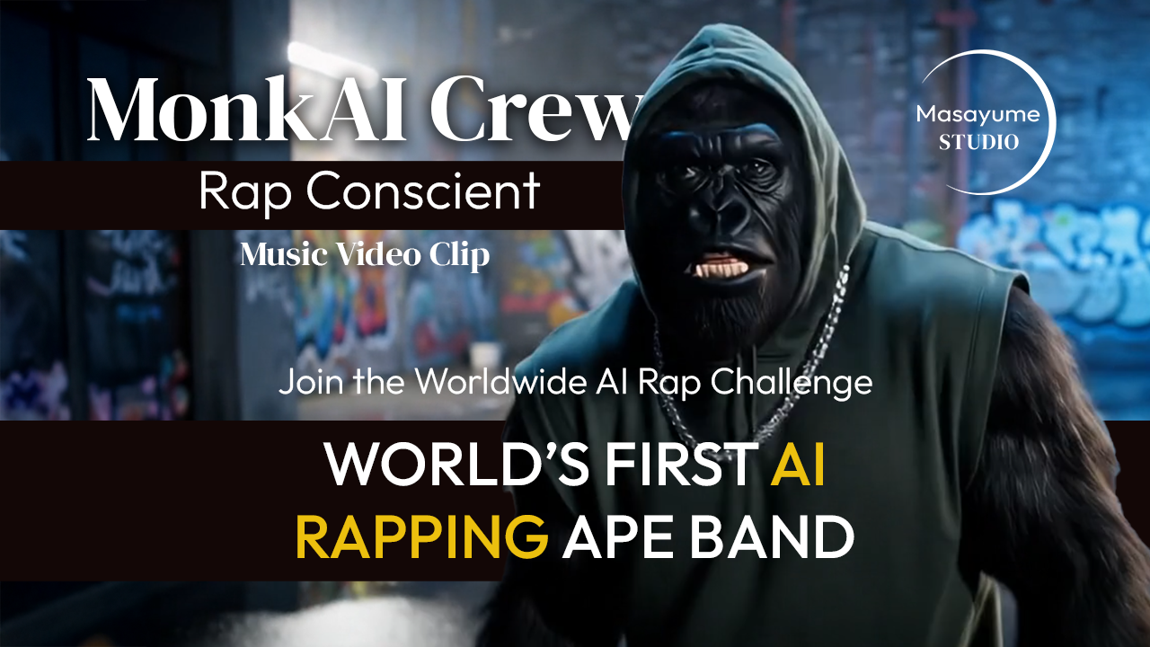 Illustration du projet MonkAI Crew  - Rap Conscient IA