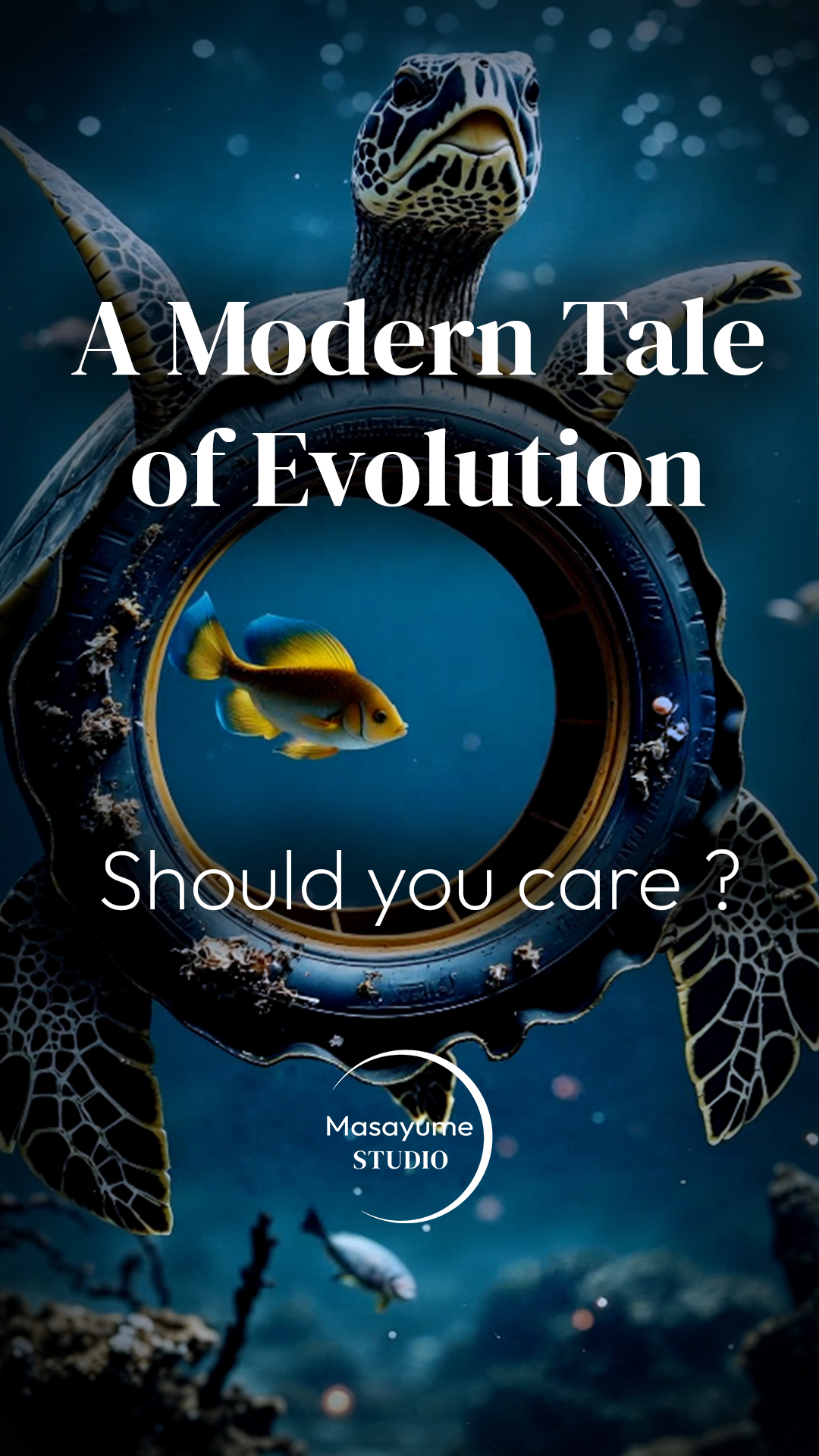 Illustration du projet A Modern Tale of Evolution | An Ocean Life Protection Ai Short Film