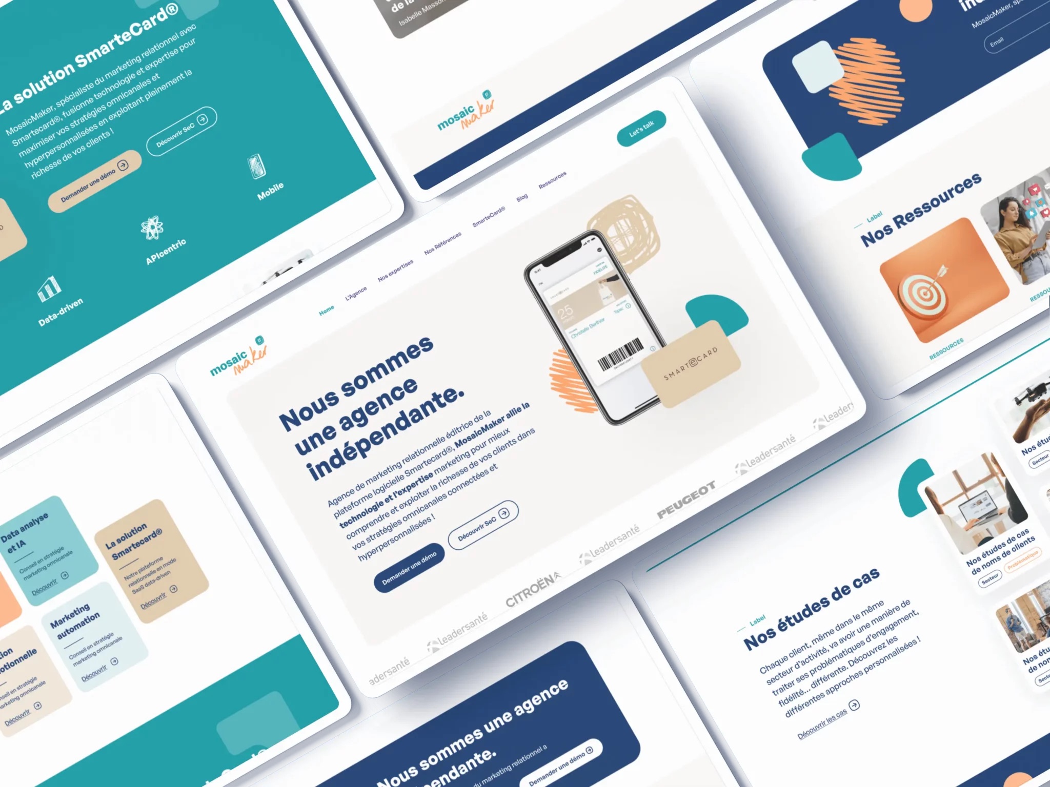 Illustration du projet MosaicMaker – Structurer l’expérience d’un marketing relationnel sur-mesure