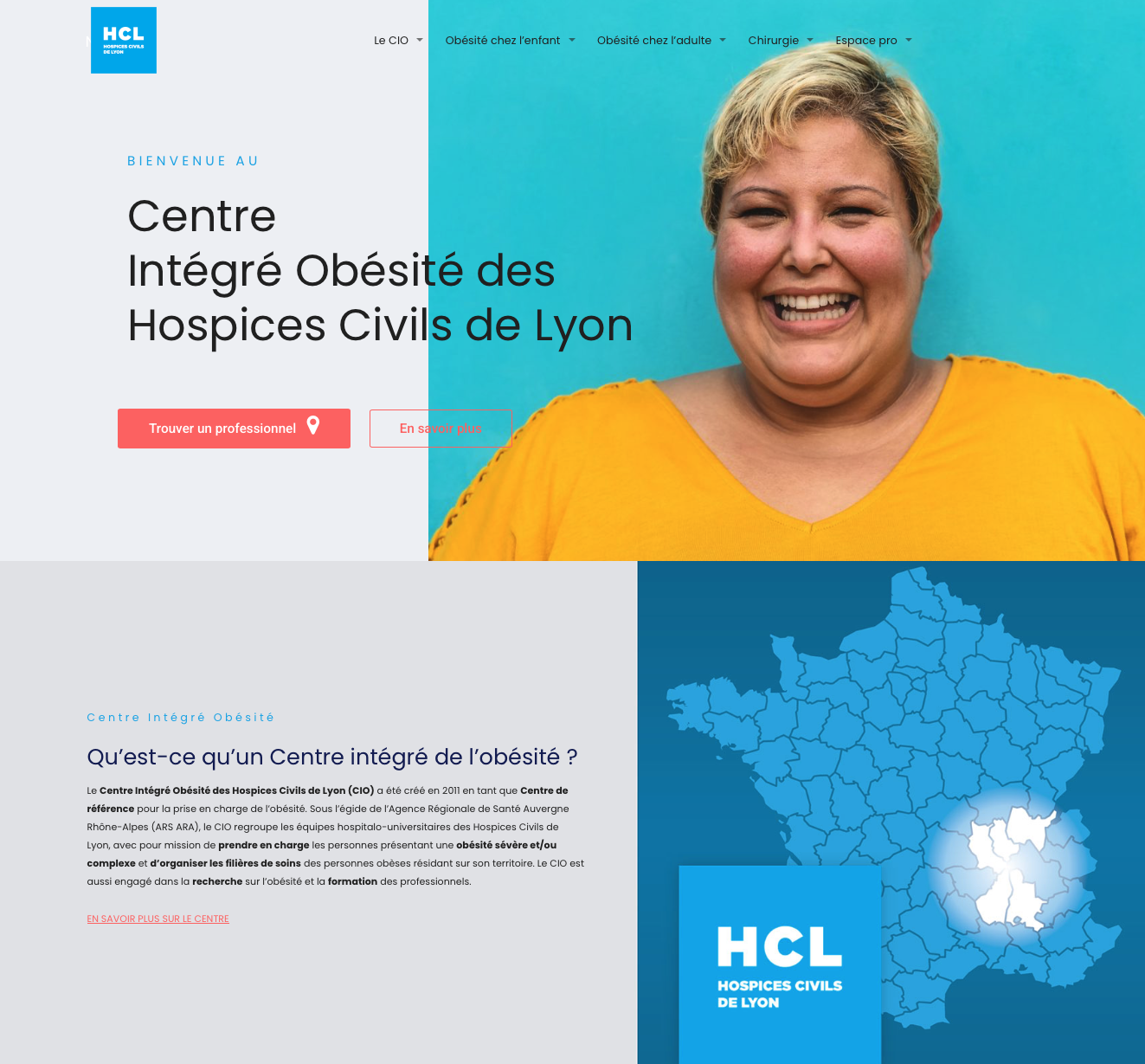 Illustration du projet Site d'information et de prise en charge pour l'obésité sévère et complexe