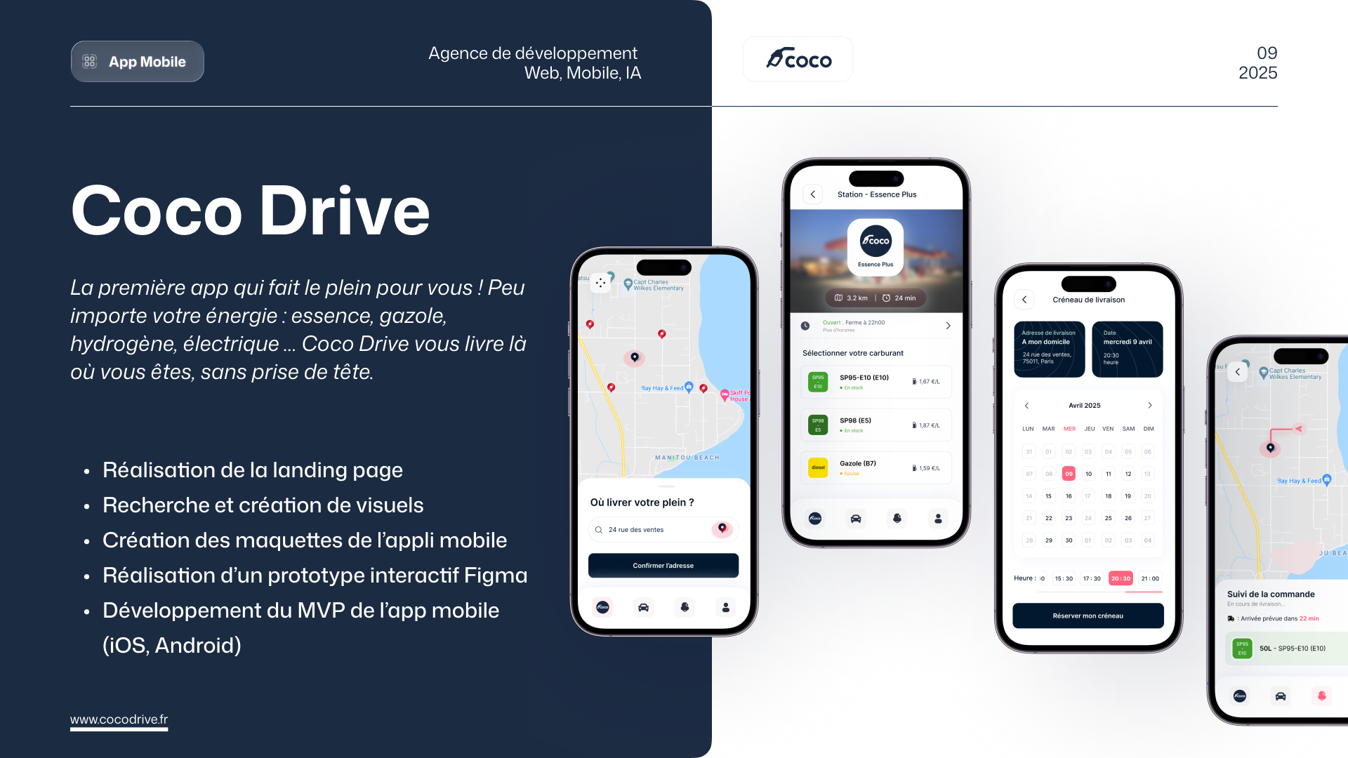 Illustration du projet Application mobile & Back office pour la livraison de carburant à domicile