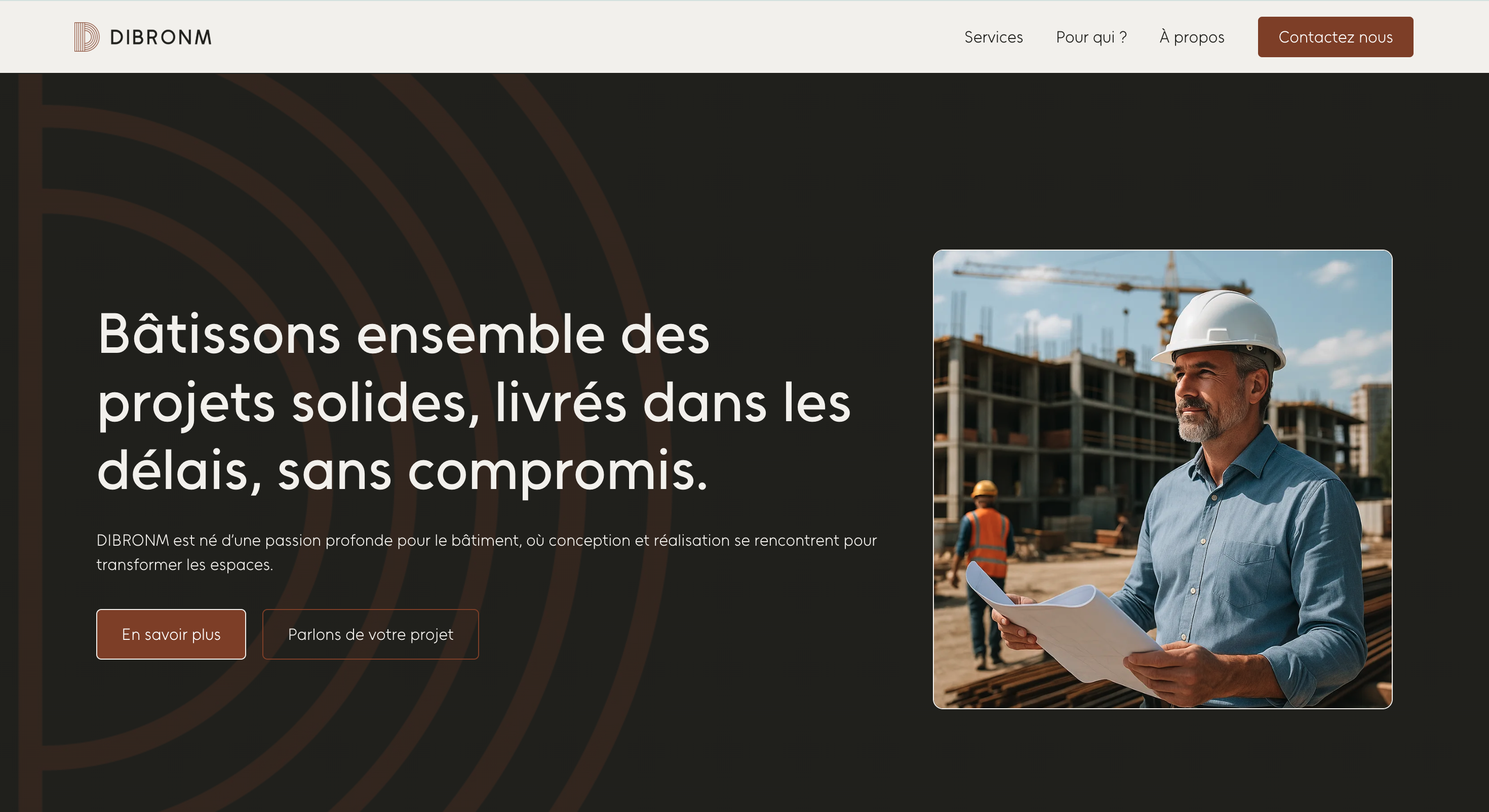 Illustration du projet Refonte et migration du site web de Dibronm