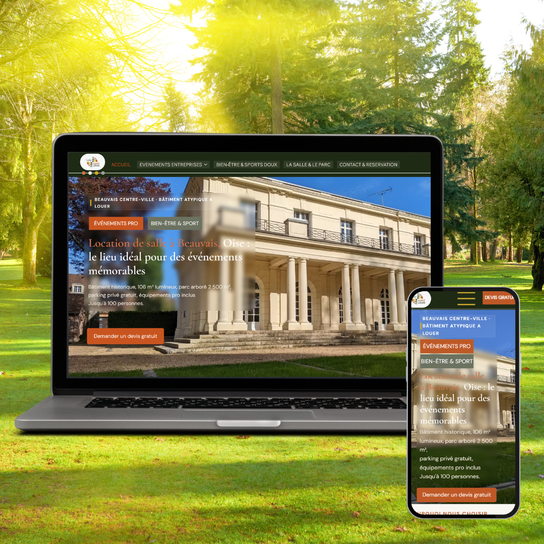 Illustration du projet Refonte complète du site internet de la Salle Saint Louis (Beauvais)
