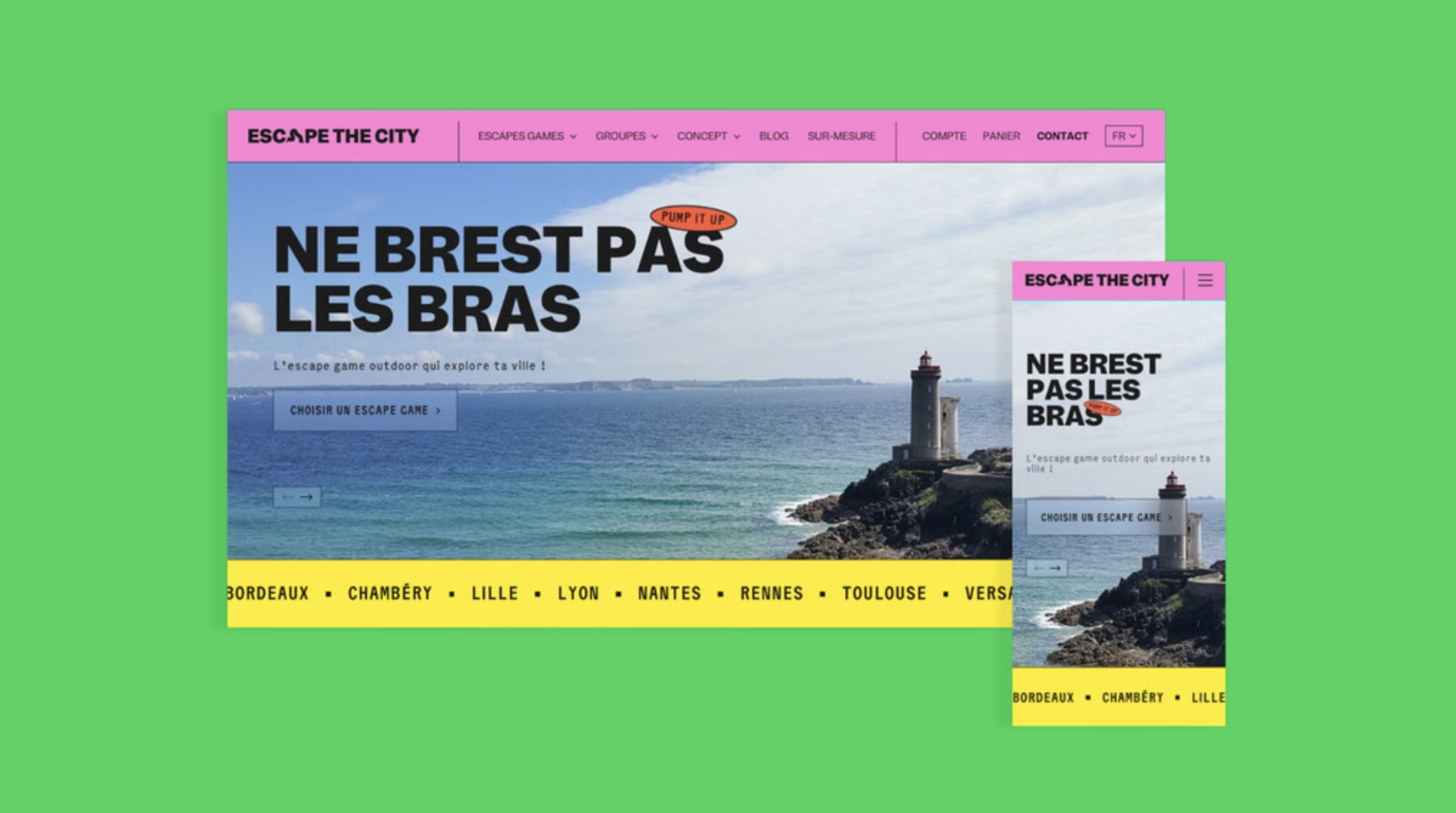 Illustration du projet Refonte complète site e-commerce Escape Game - Escape The City