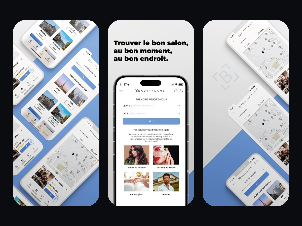 Illustration du projet Application mobile de prise de rendez-vous et de fidélité pour instituts de beauté
