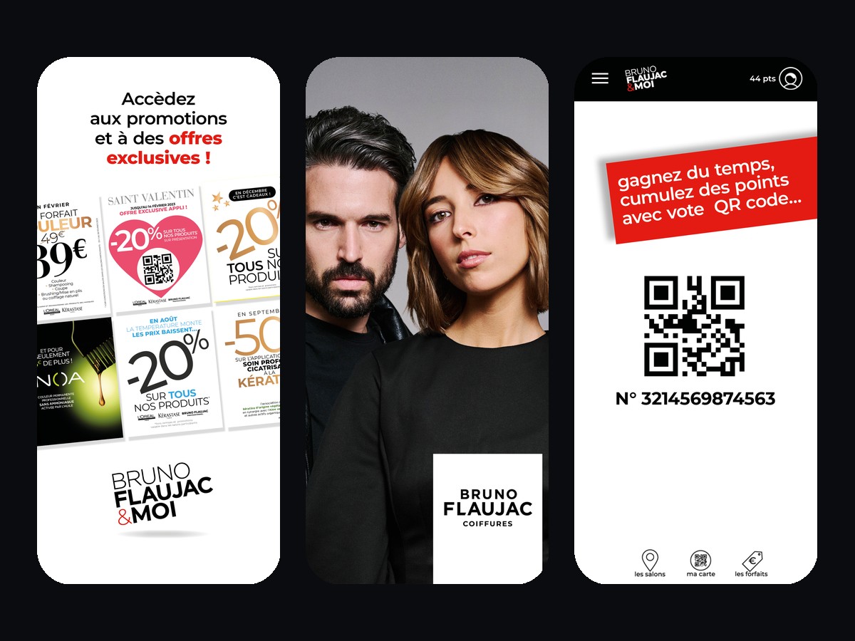 Illustration du projet Application mobile de réservation et de fidélité pour un réseau de salons de coiffure