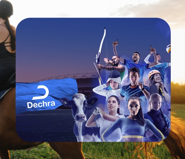Illustration du projet Campagne de communication JO et déclinaisons de supports pour Laboratoire Dechra