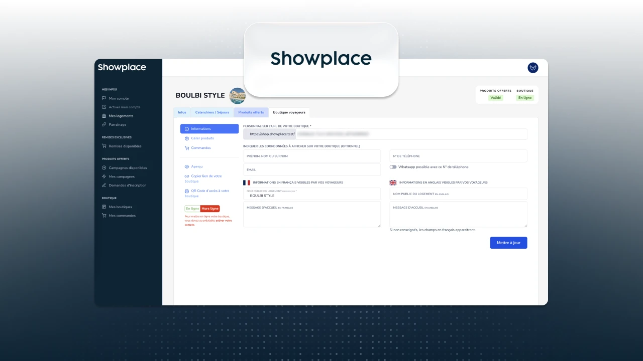 Illustration du projet Native Retail pour placer des produits chez les loueurs, avec codes promos d’achat