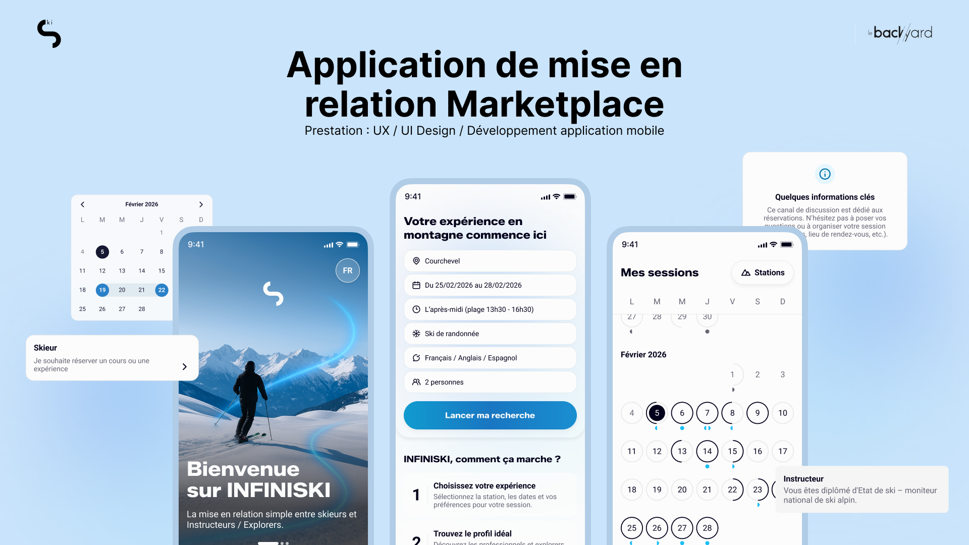 Illustration du projet Infiniski Application Mobile