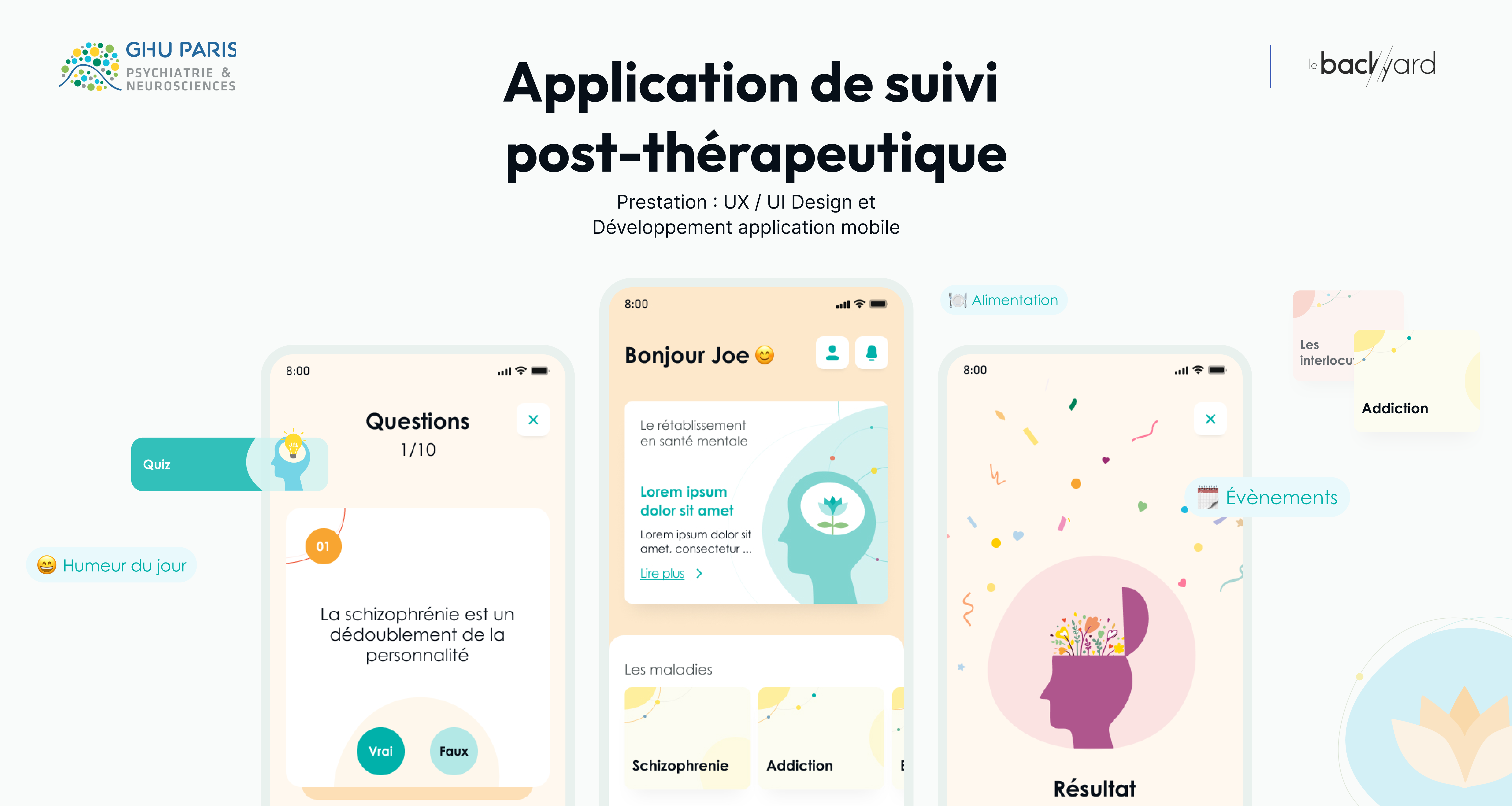 Illustration du projet Application de suivi  post-thérapeutique : EducPsy