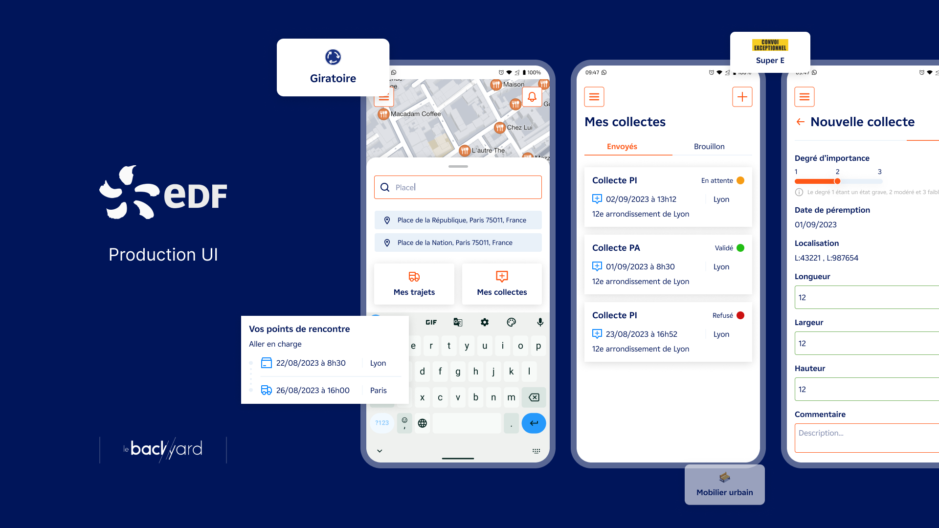 Illustration du projet Guidage GPS poids lourd pour EDF : E-SI