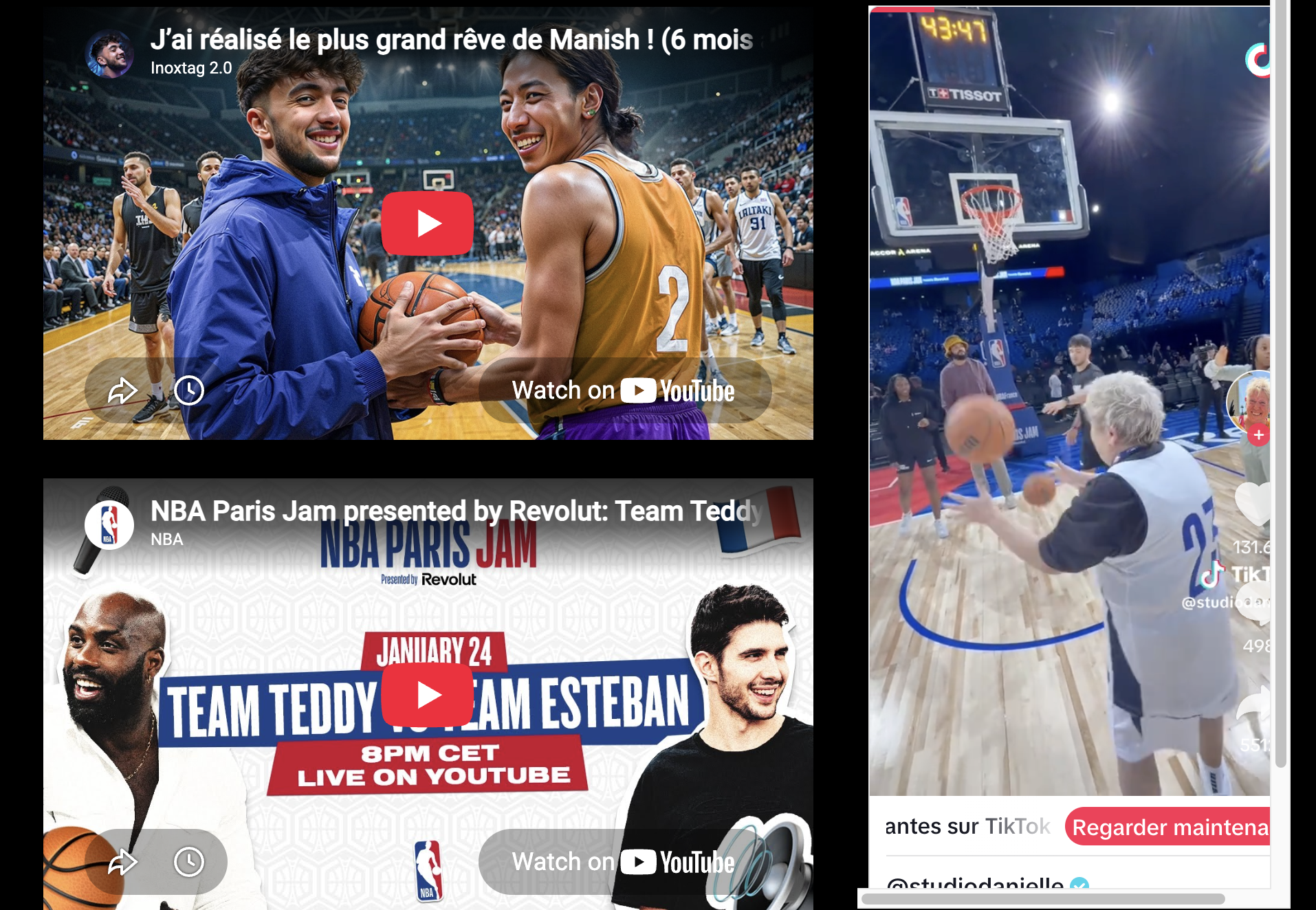 Illustration du projet NBA Europe & Middle East - Programme influence annuel
