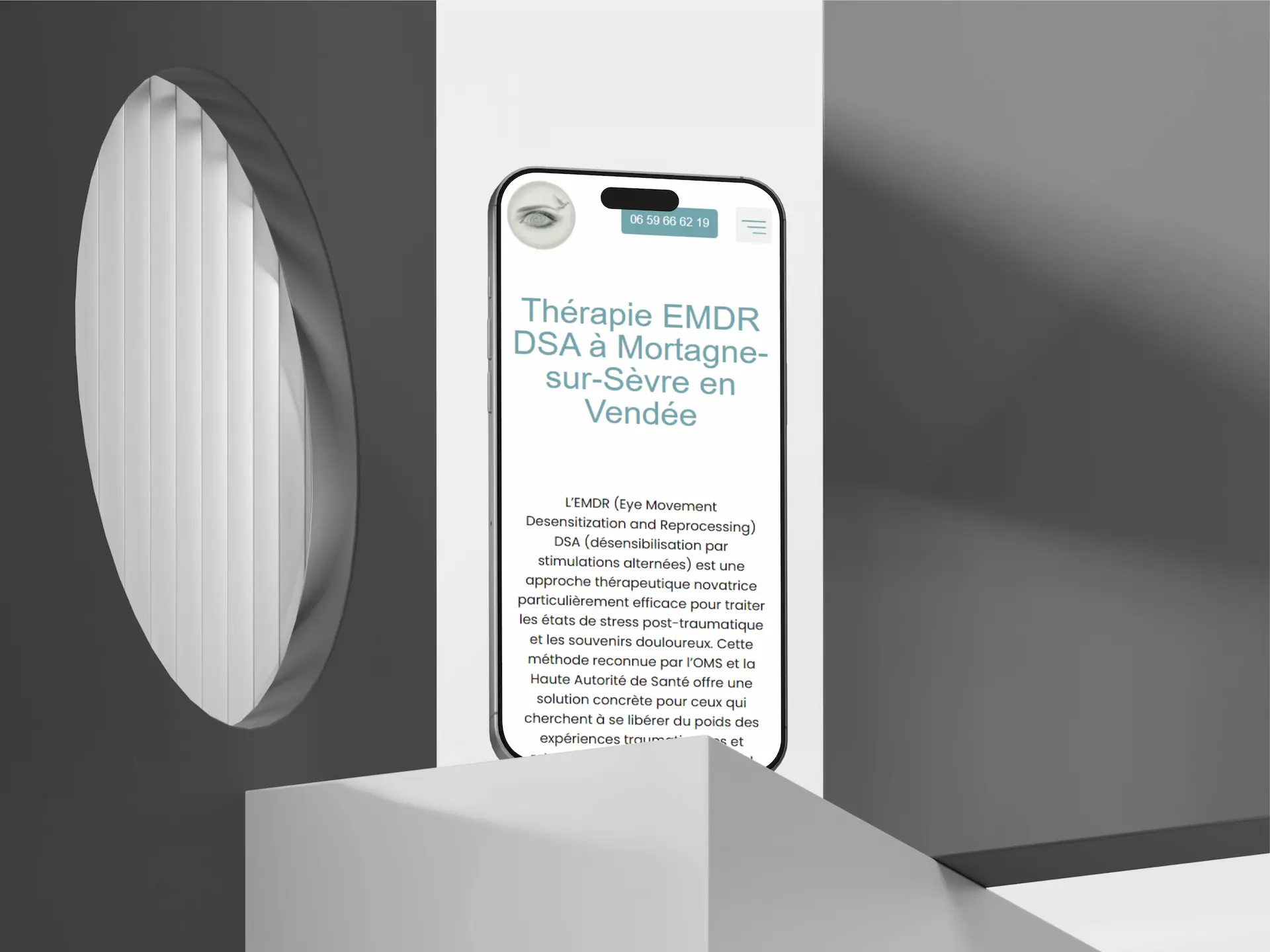 Illustration du projet Site vitrine Sursaut Serein - Hypnose et EMDR DSA