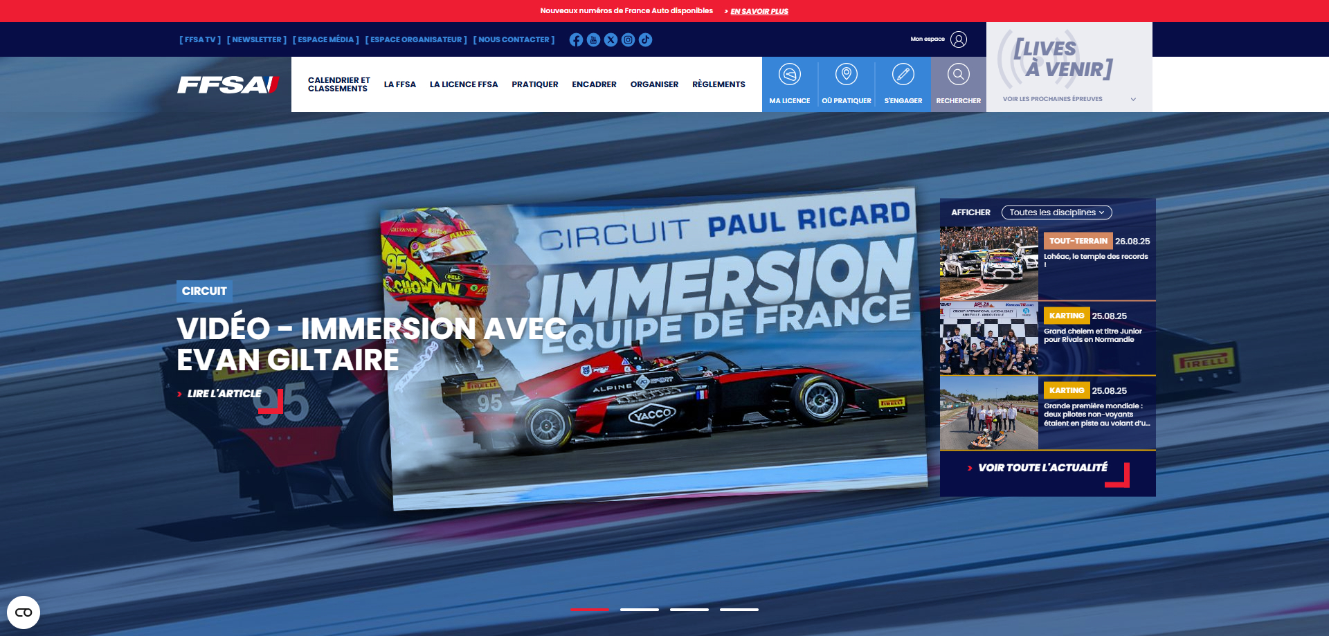 Illustration du projet Refonte site plateforme web FFSA