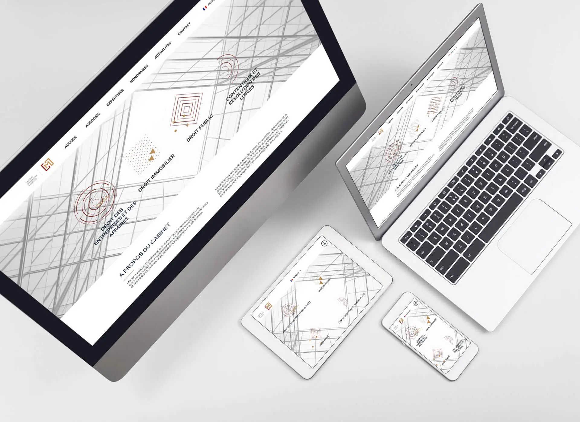 Illustration du projet Cabinet Lacome d'Estalenx & Marquis — Une identité digitale sur-mesure
