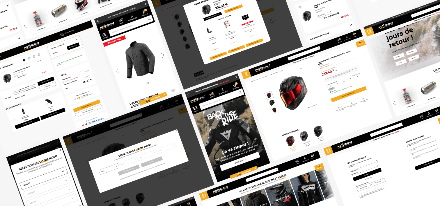 Illustration du projet Motoblouz.com – Projet Bundle