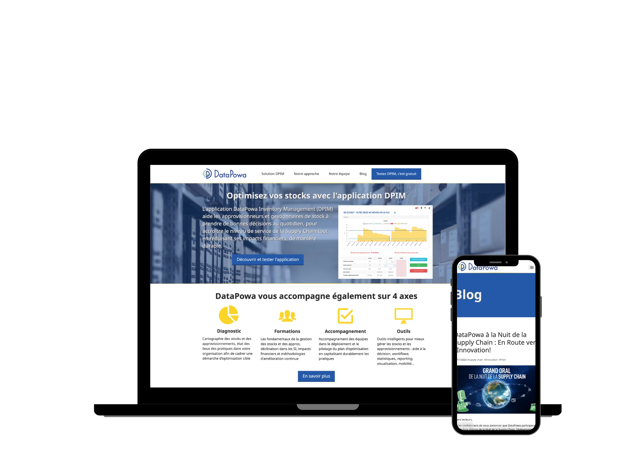 Illustration du projet Évolution du site DPOP en mode MVP pour relance fournisseurs