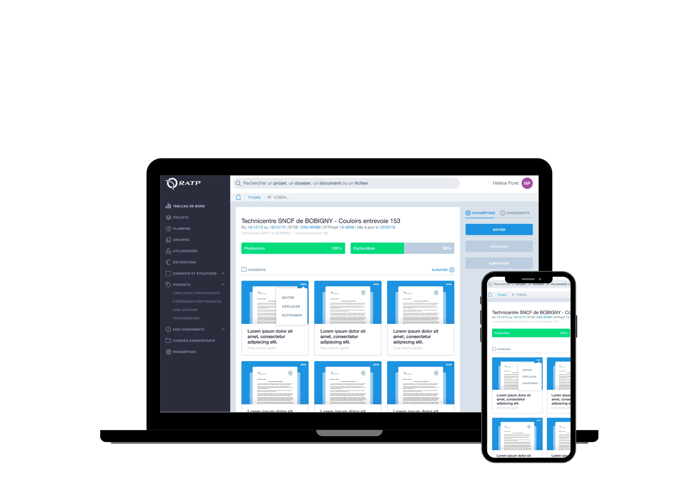 Illustration du projet Outil de gestion sur mesure pour LCBA