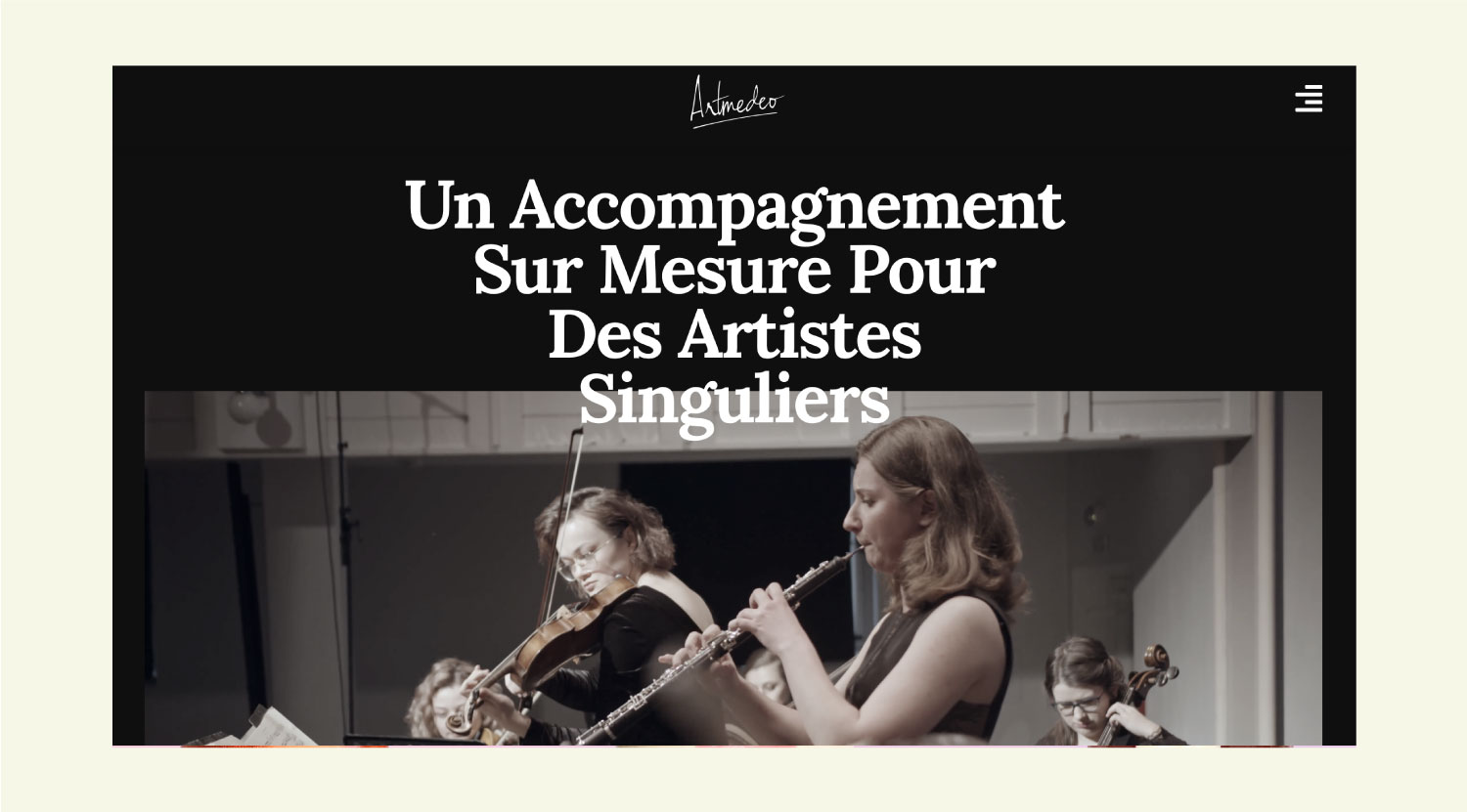 Illustration du projet Création d'un site internet pour un cabinet de conseil