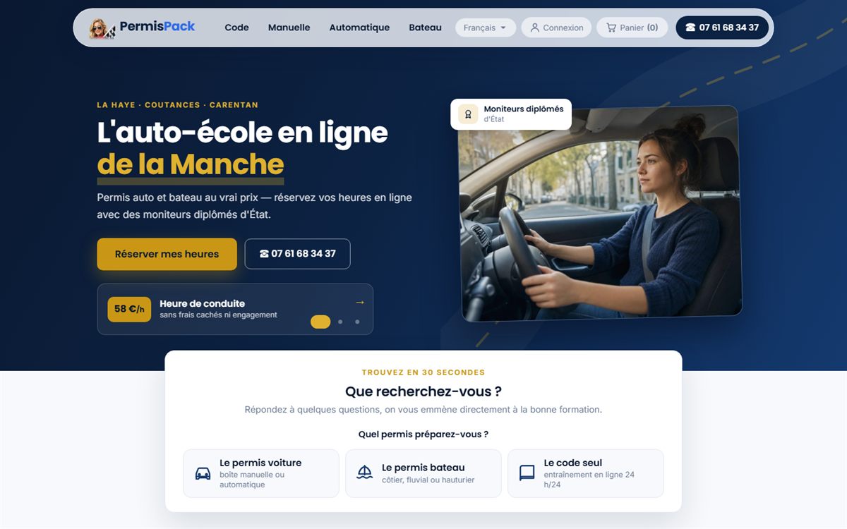 Illustration du projet Refonte complète de la boutique PrestaShop et SEO local