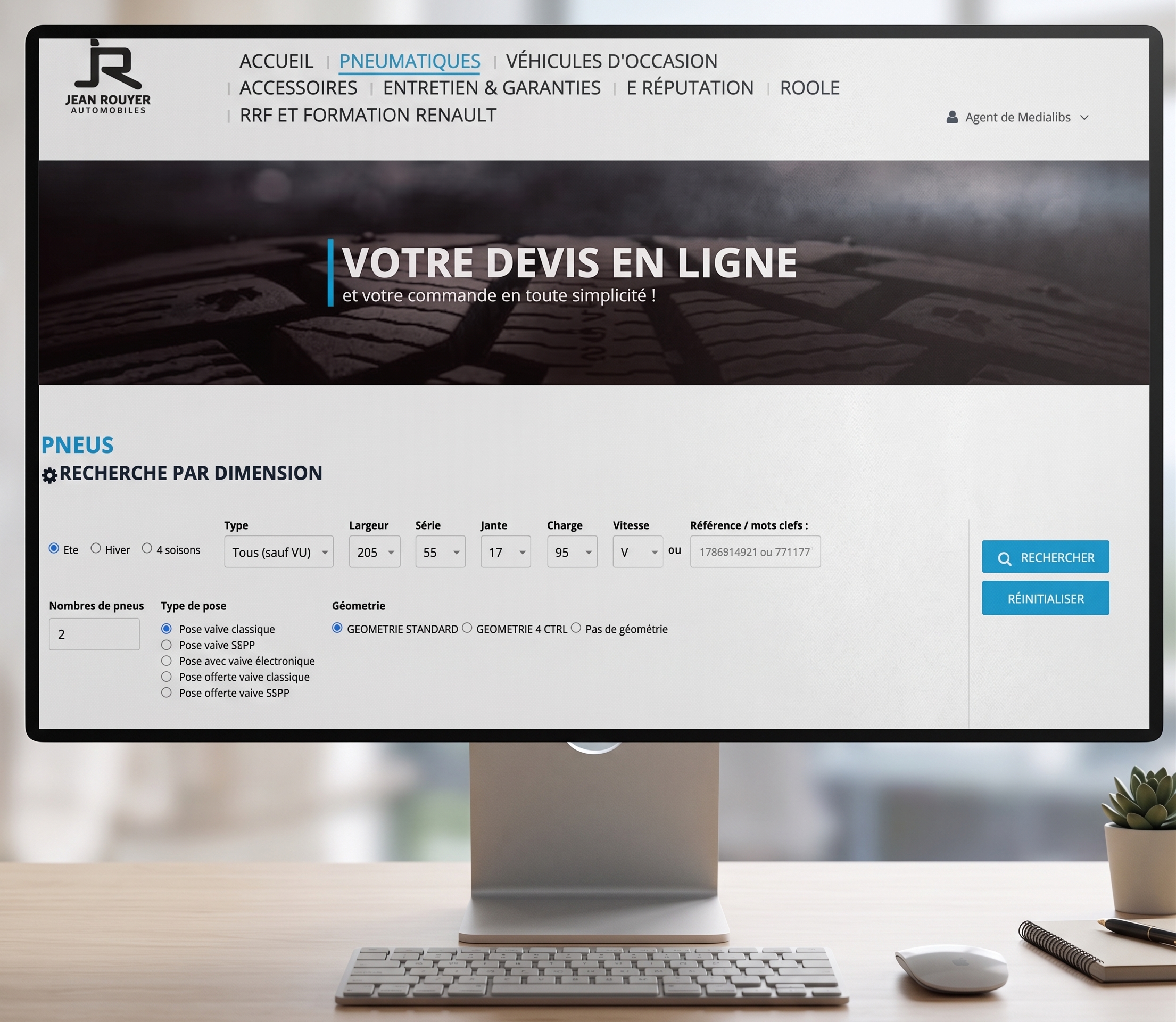 Illustration du projet Mise en place et évolution d'un extranet sur-mesure à destination des professionnels de l'automobile.