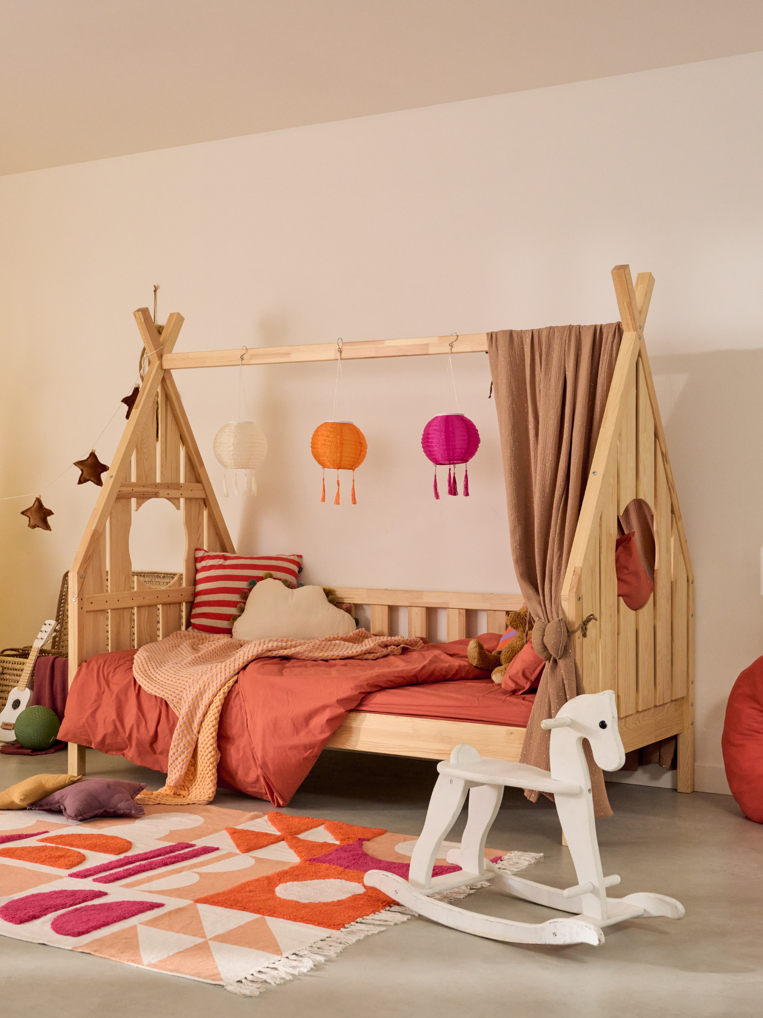 Illustration du projet Cabania : création d'une marque de A à Z, du naming au configurateur Shopify de lit cabane sur mesure