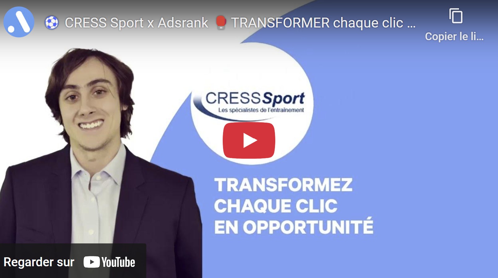 Illustration du projet CRESS Sport x Adsrank