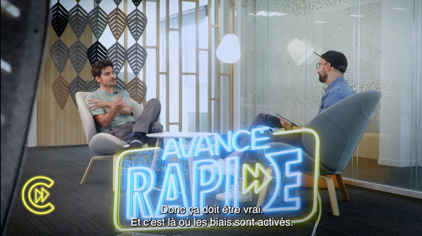 Illustration du projet Avance Rapide · Programme vidéo de communication interne