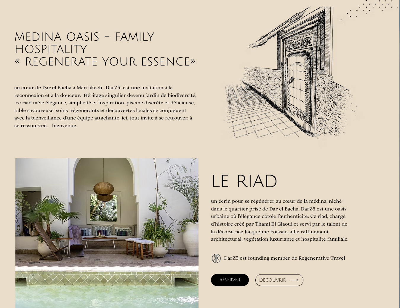 Illustration du projet Création du site DARZ5 avec réservation en ligne et stratégie SEO