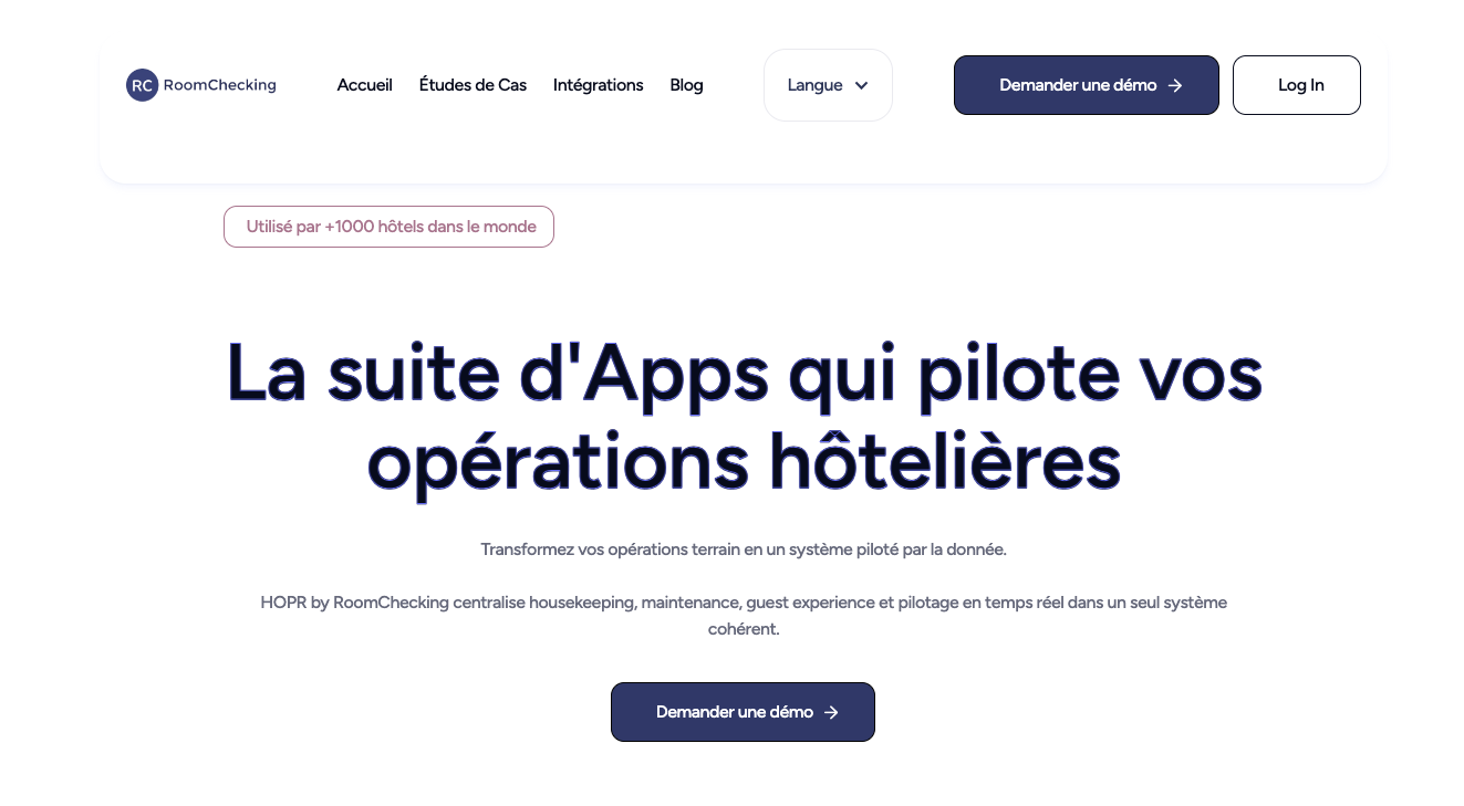 Illustration du projet Refonte du site RoomChecking et déploiement d’une stratégie SEO internationale