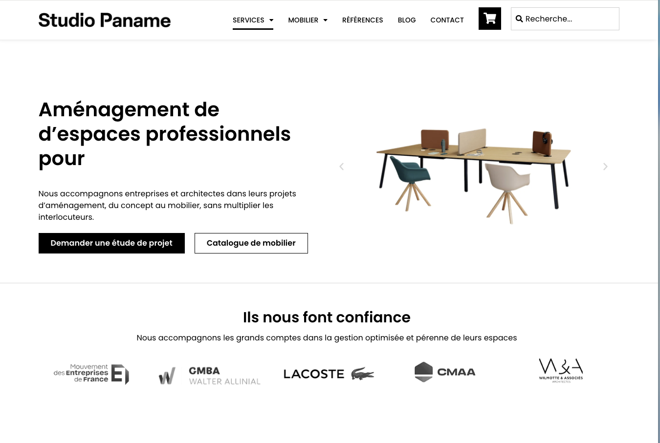 Illustration du projet Studio Paname — Structuration d’une stratégie SEO pour développer l’acquisition B2B