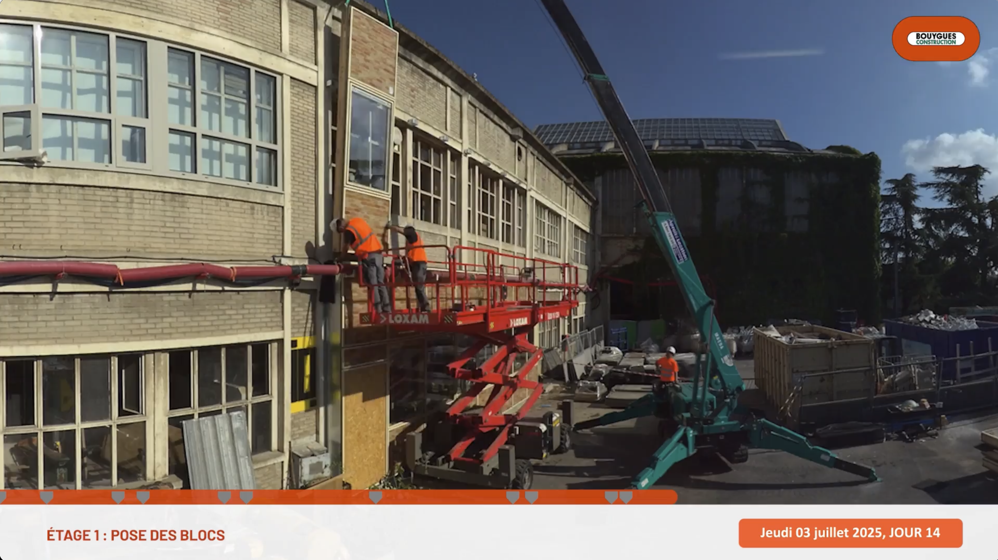 Illustration du projet Timelapse d'un chantier - La petite production