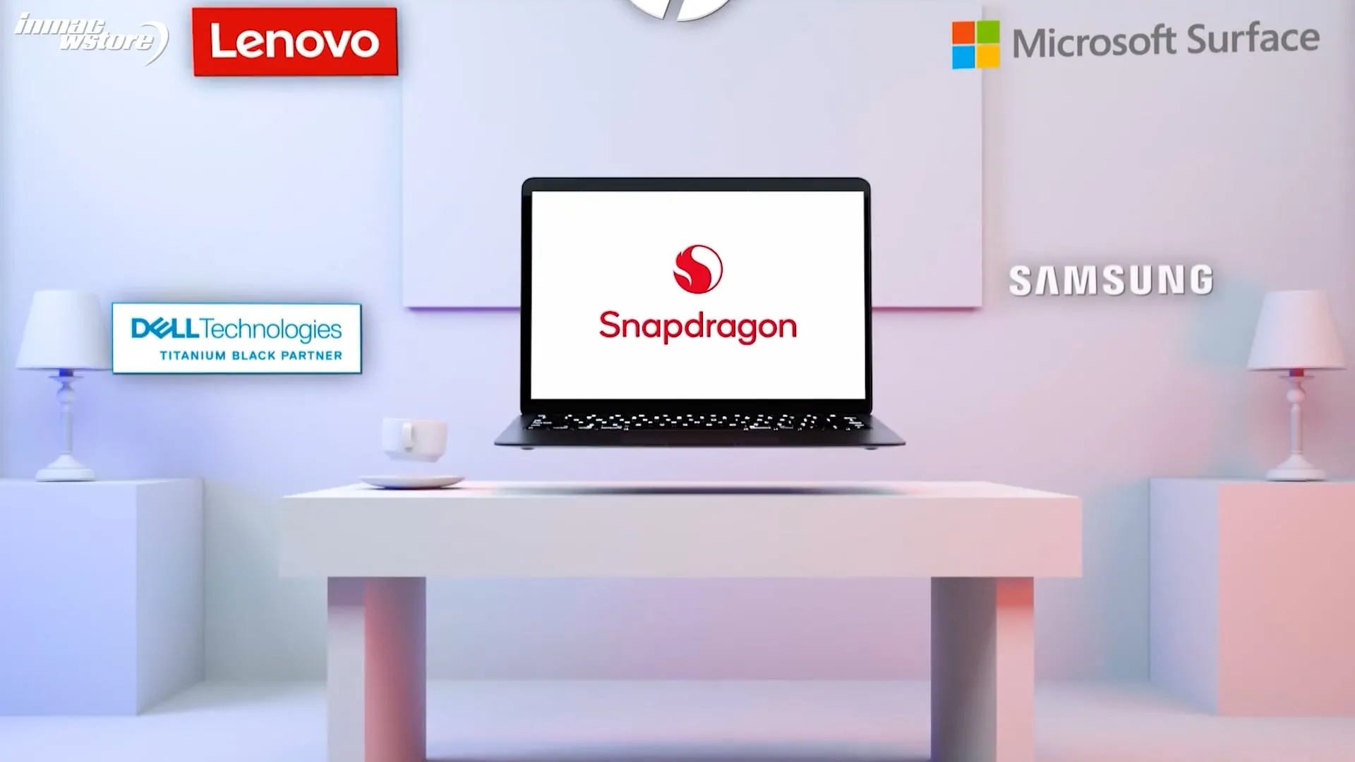 Illustration du projet inmac wstore - vidéo motion design avec Snapdragon