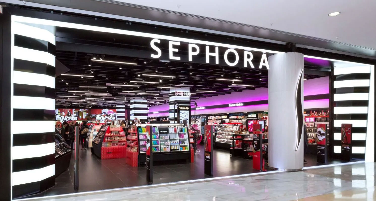 Illustration du projet Digitalisation du point de vente pour Sephora, géant du secteur de la cosmétique