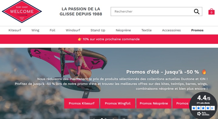 Illustration du projet Welcome Surf Shop