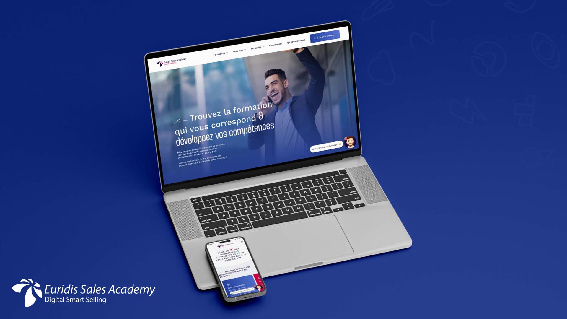 Illustration du projet Création d'un site web sur-mesure pour Euridis Sales Academy