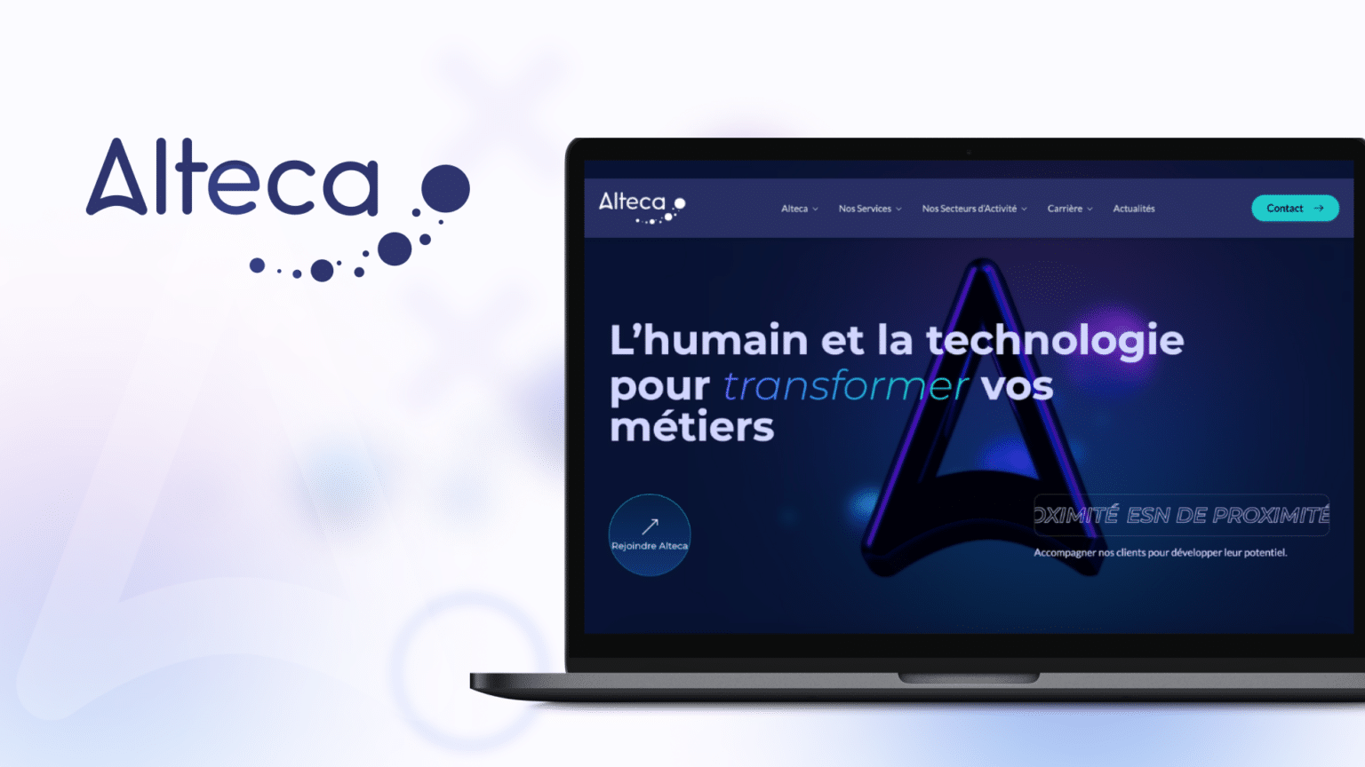 Illustration du projet Refonte du site web et création de l'univers Data Fab pour Alteca