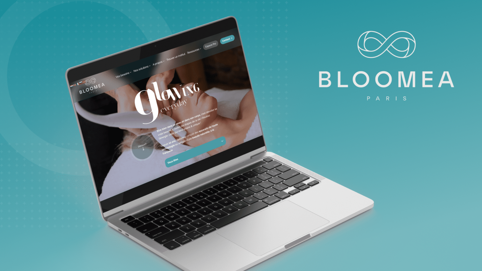 Illustration du projet Refonte du site web multilingue pour Bloomea