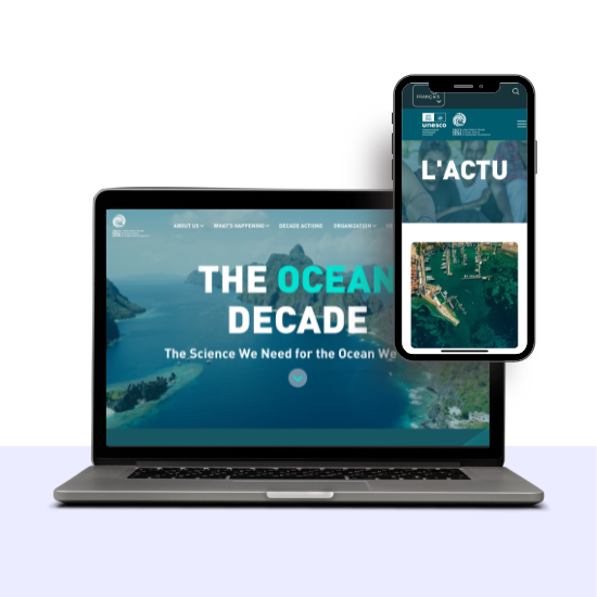 Illustration du projet Refonte du site d'Ocean Decade - Unesco