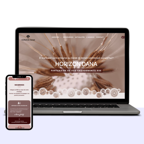 Illustration du projet Site éco-conçu pour Horizon Dana