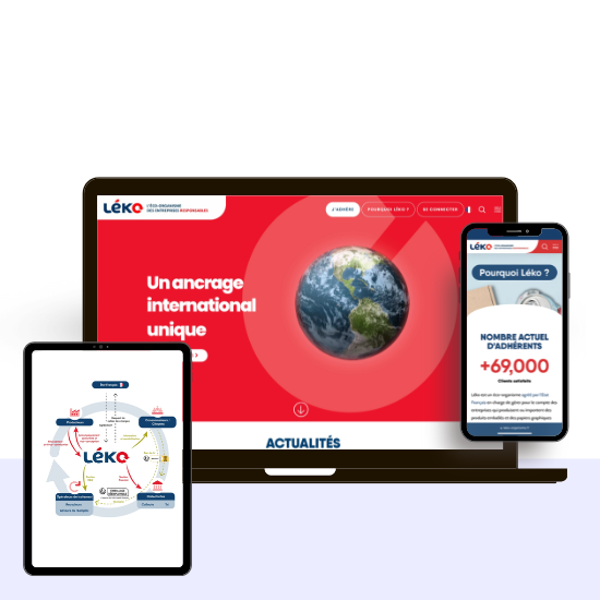 Illustration du projet Site vitrine pour Léko - Organisme écologique