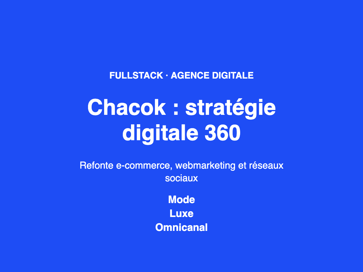 Illustration du projet Stratégie digitale 360 et refonte e-commerce