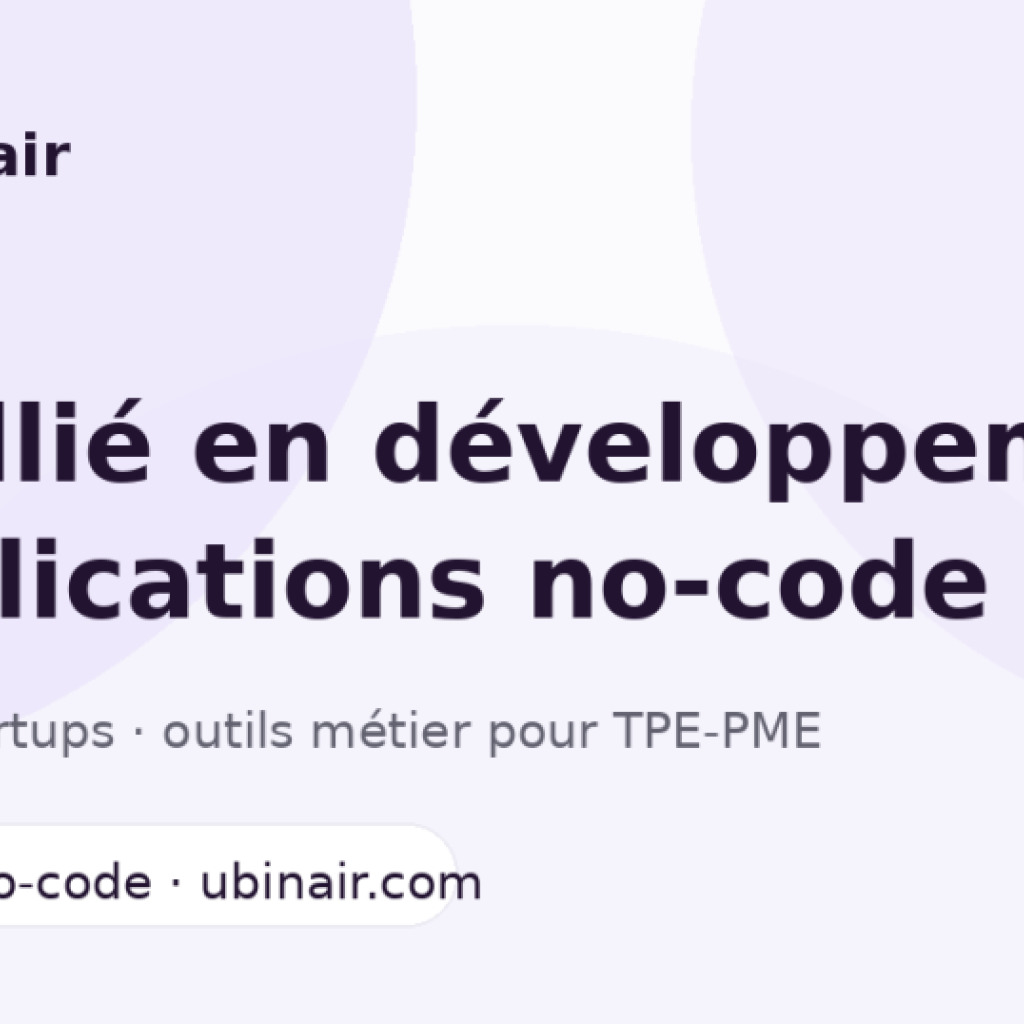 Logo agence Ubinair