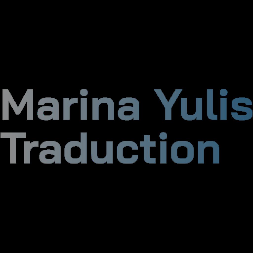 Logo agence Marina yulis traduction