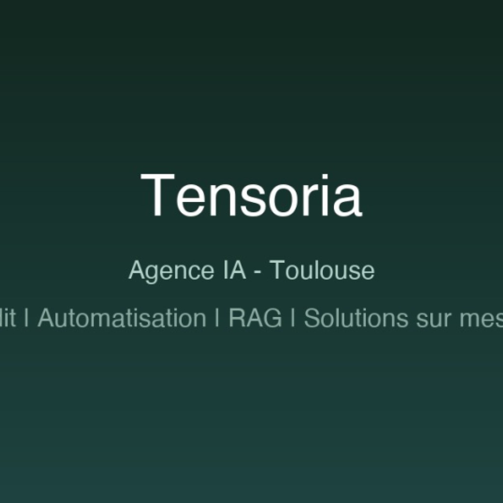 Logo agence Tensoria